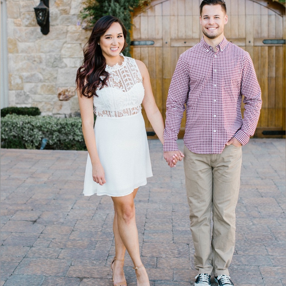 Lulu’s White Lace Mini Dress